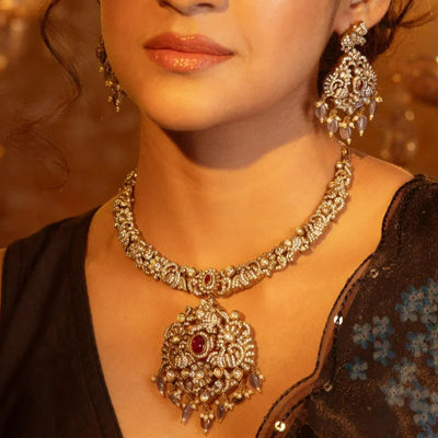 Nakshatra CZ Necklace Set