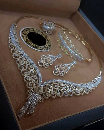 Meenakari Kundan Choker Necklace & Jhumki Earring Set For Women