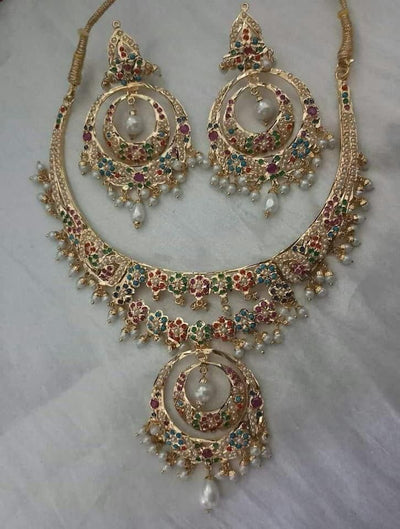 GOLD PLATED PURE COPPER MADE AMRITSARI JADAU SETS