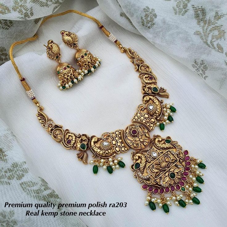 Premium Quality Polish Kemp Stone Necklace