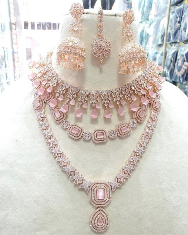 Beautiful Necklace Set With Jhumka